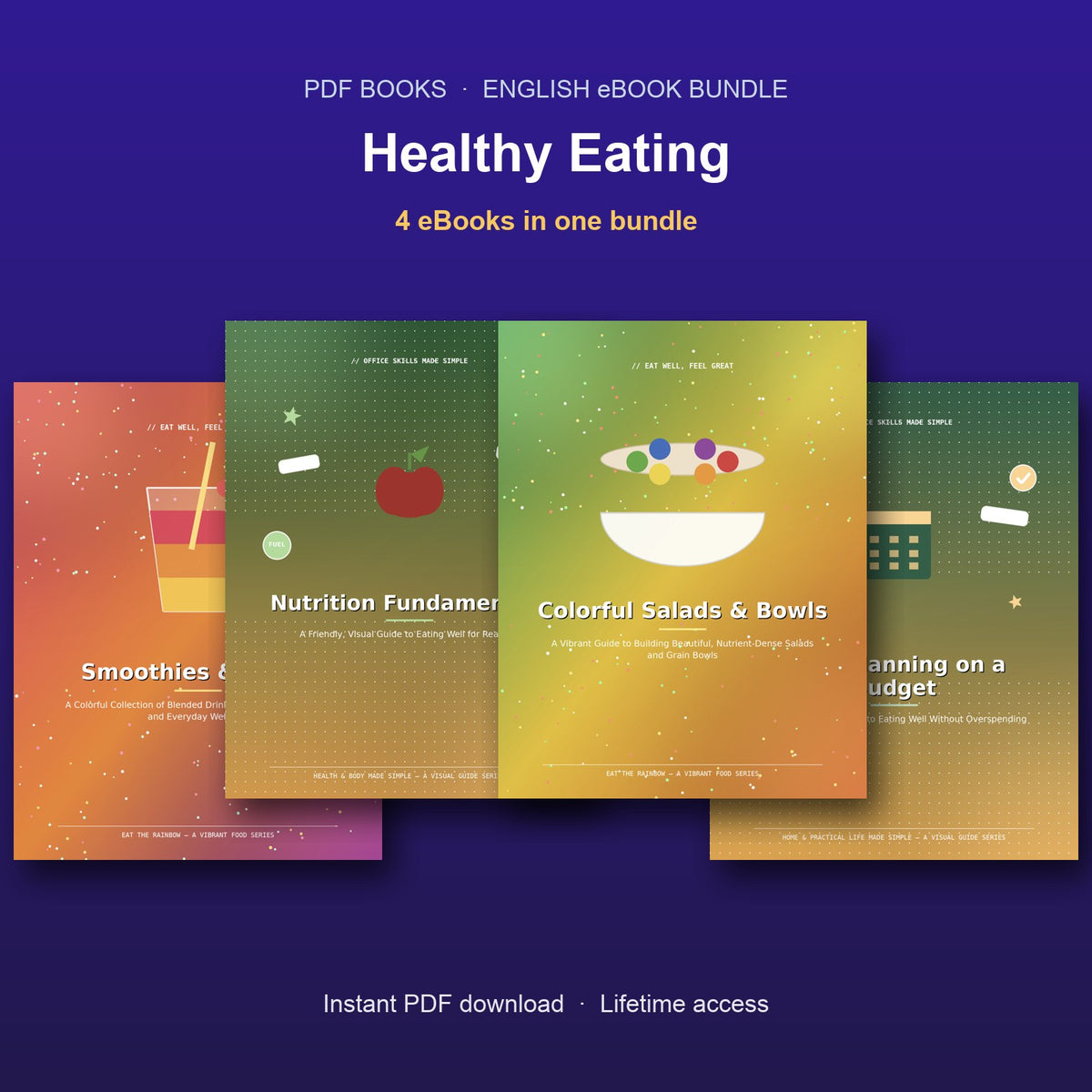 Healthy Eating — English eBook bundle cover