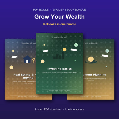 Grow Your Wealth — English eBook bundle cover