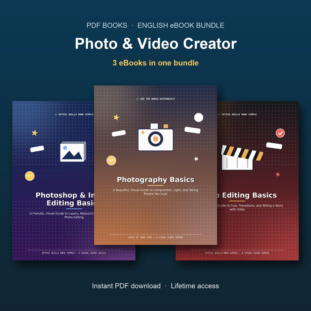 Photo & Video Creator — English eBook bundle cover