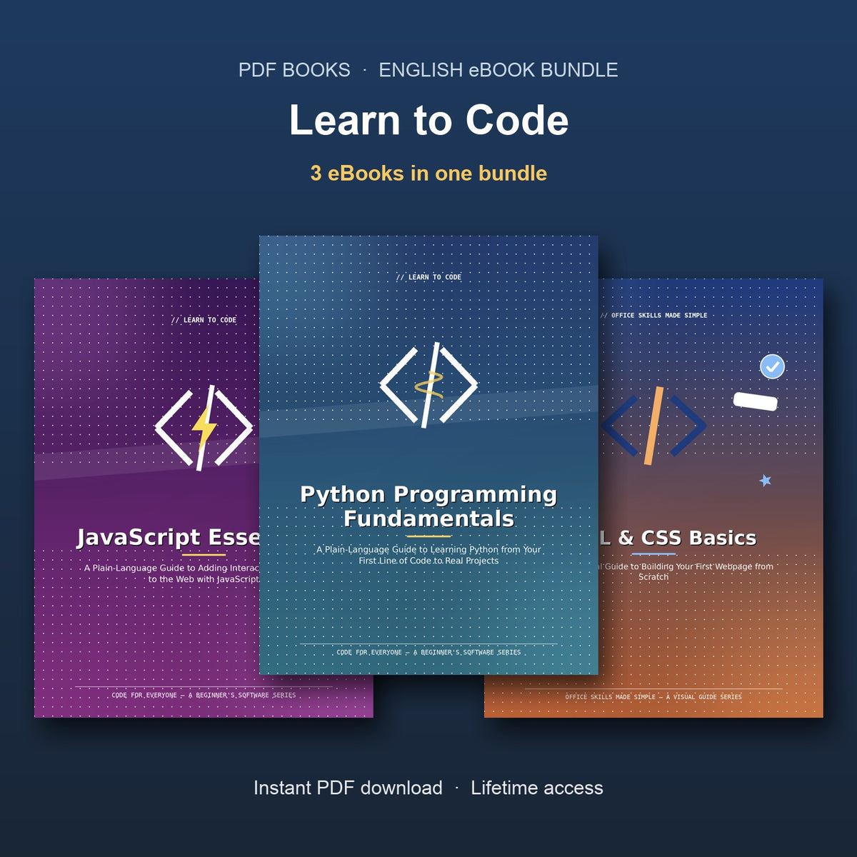 Learn to Code — English eBook bundle cover