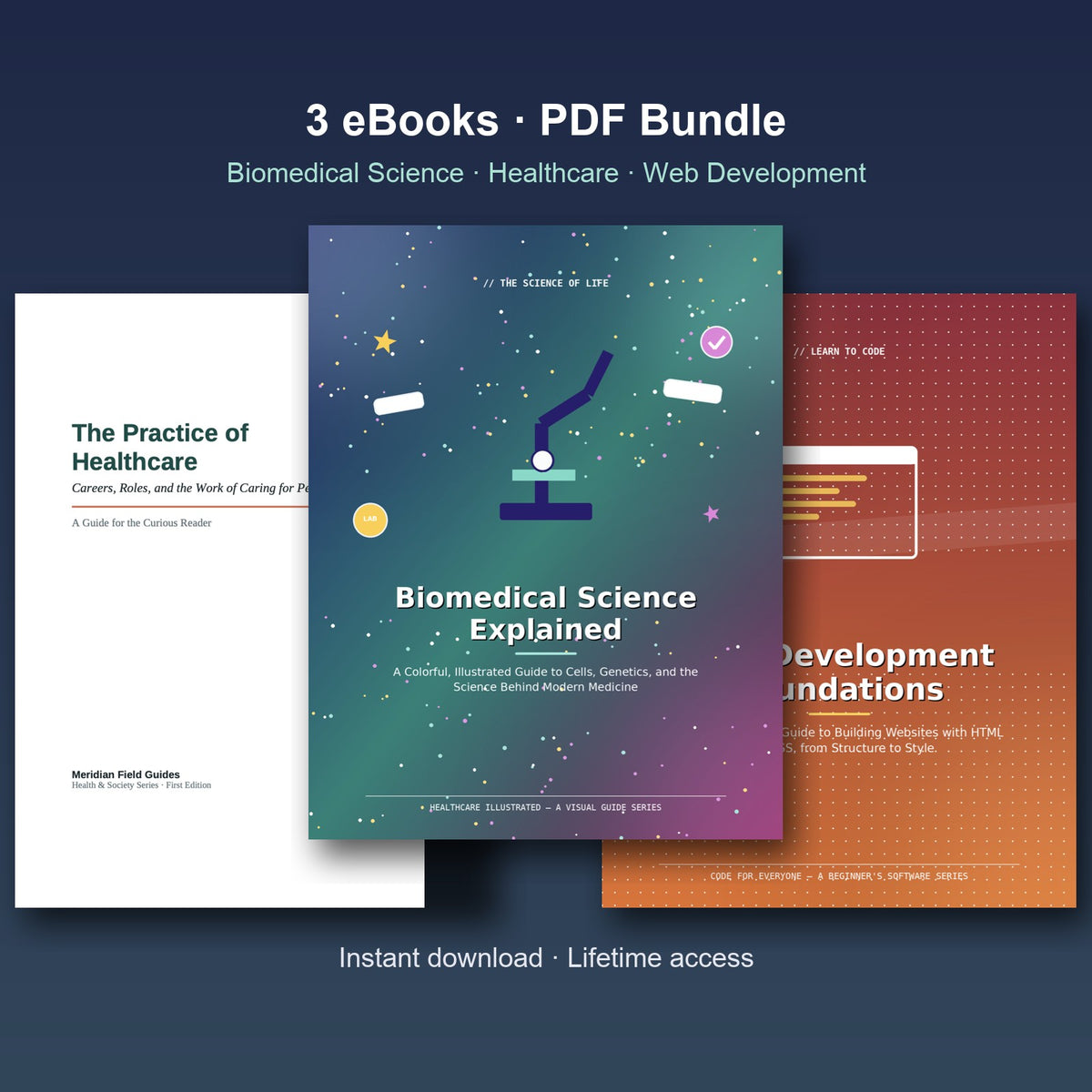 العلوم والمهن التقنية — 3 كتب PDF